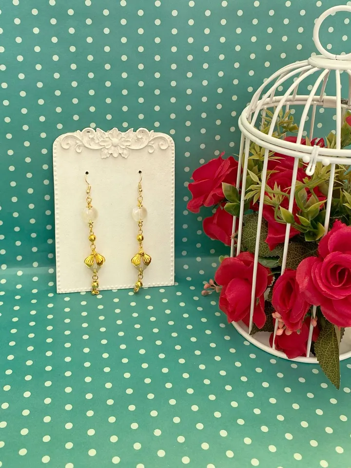 Vintage earrings. handmade.