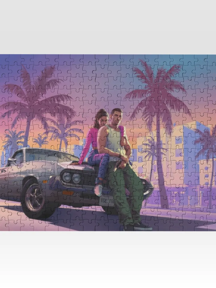 Grand Theft Auto Jigsaw Puzzle Wooden