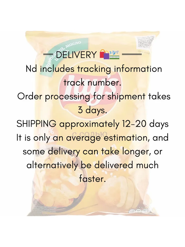 "Lay's" Lay's chips with salt 4.93oz The order includes 5 pieces