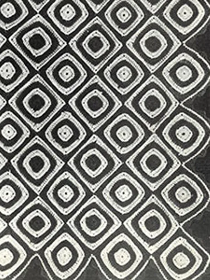 Crochet Pattern Vintage Afghan Harlequin Digital Download PDF