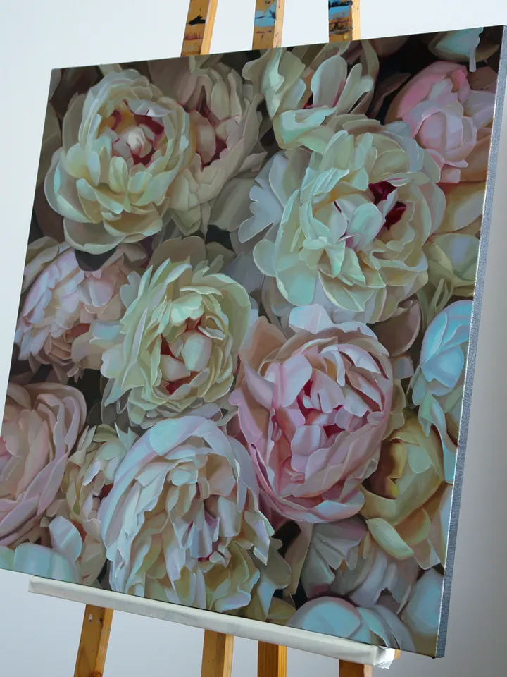 Magnificent peonies painting