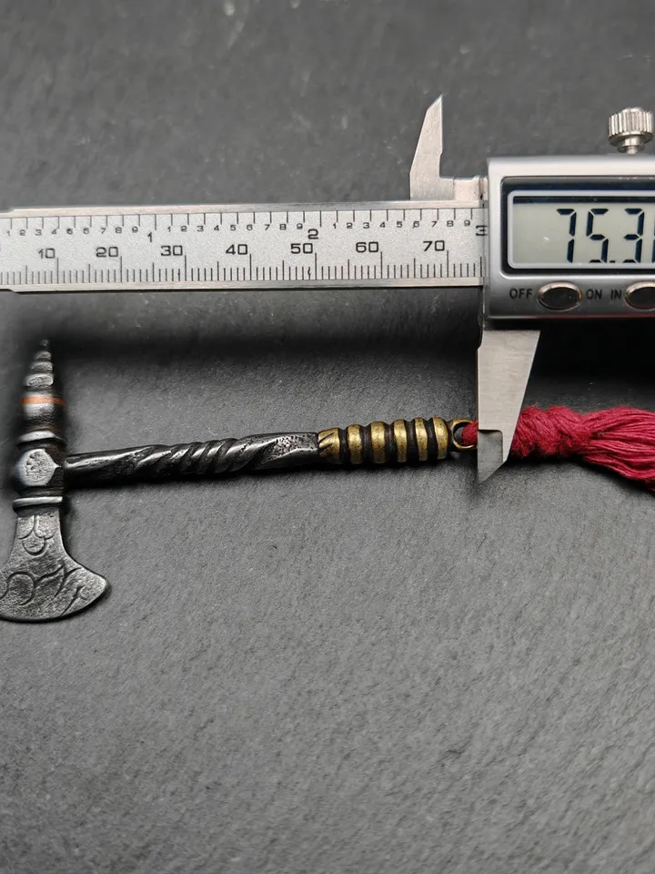Gandhanra Handmade Antique Tibetan Kartika and Ax of the Dakinis | Trantic Buddhism Ritual Implement for Dharma Practitioners