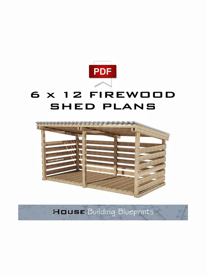 Diy 6 x 12 firewood shed plans for outdoor pdf. Timber frame shed plans for garden. Wooden backyard firewood shed storage plans.