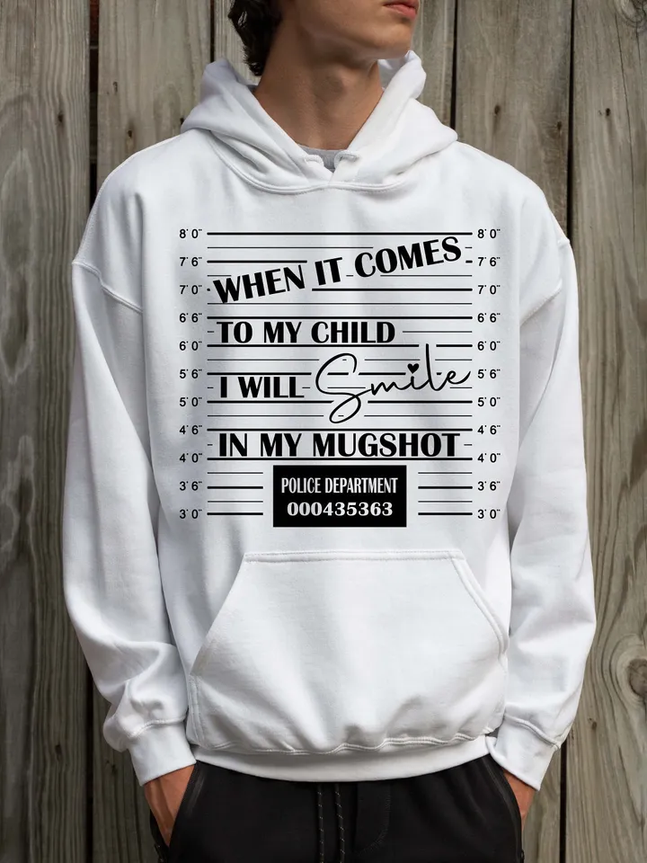 When it comes to my child I will smile in my mugshot, mom svg, dad svg, dadlife quotes svg file, mom life quotes svg, mugshot svg cricut