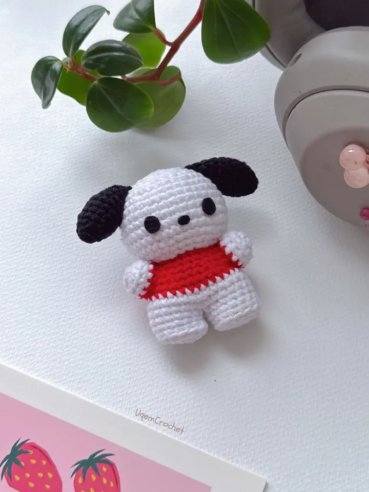 BIG SET 5 in 1 Sanrio crochet patterns, amigurumi set patterns, hello kitty, pochacco, pompompurin, usahana, cinnamoroll
