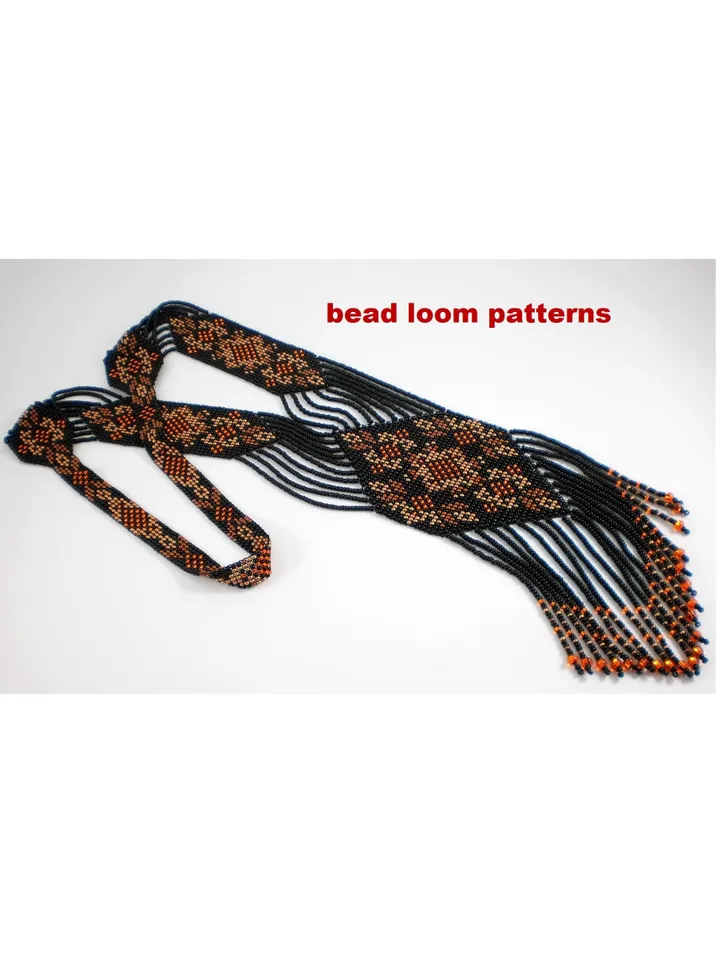 Gerdan-Split-Loom Necklace Bead loom patterns, Beading Loom, only patterns, Instant Download, PDF