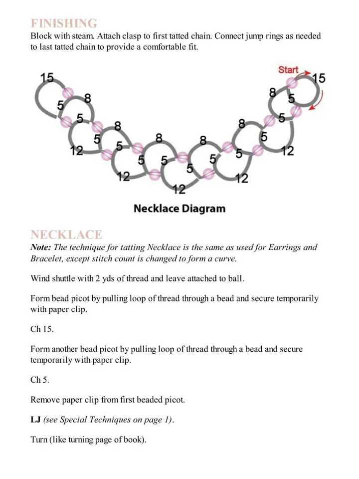 Woven jewelry with beads and beads