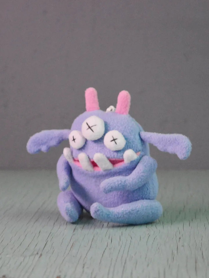 PDF Plush Toy Pattern – 3-Eyed Fleece Monster Softie DIY