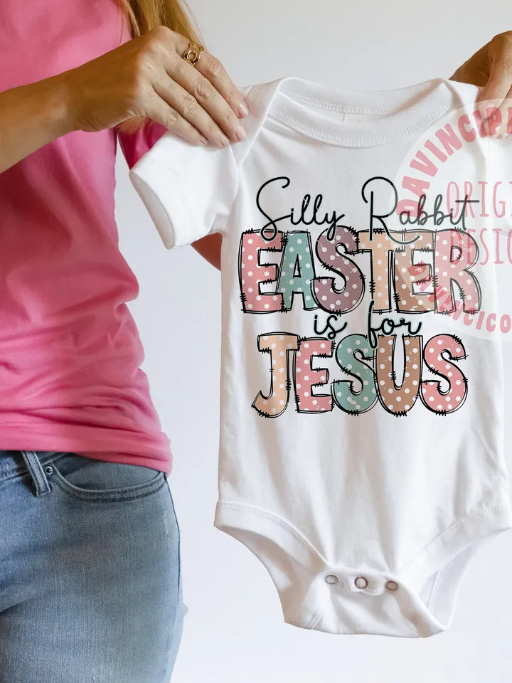 Silly rabbit Easter is for Jesus png, kids and adults religious, Easter png, Easter Christian png, Jesus sublimation, Sublimation designs