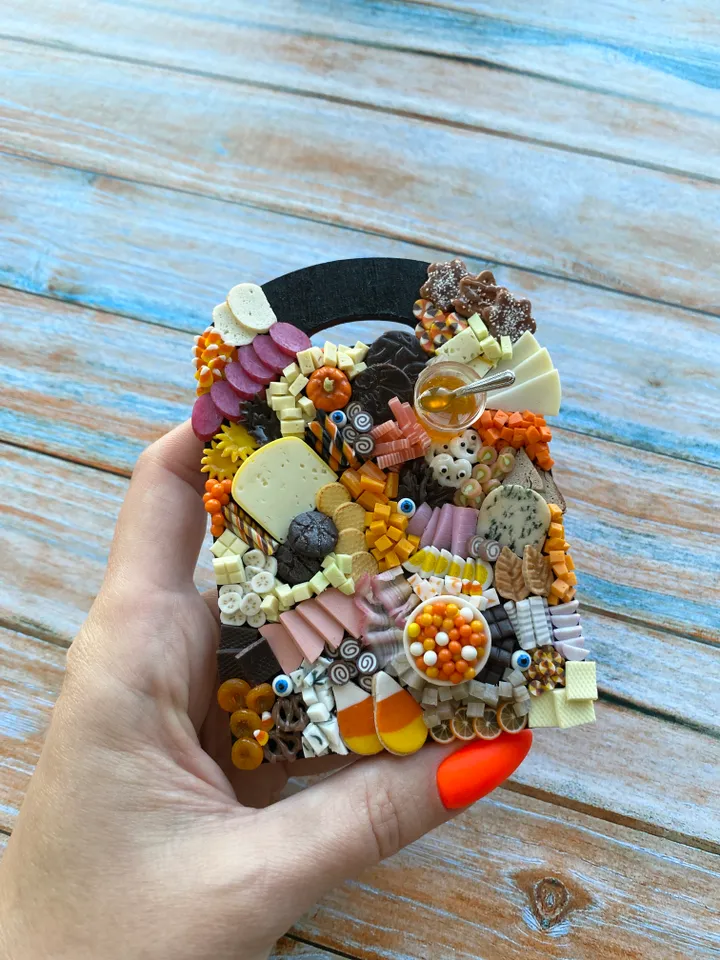 Magnet Miniature Charcuterie Halloween Board Souvenir for Party