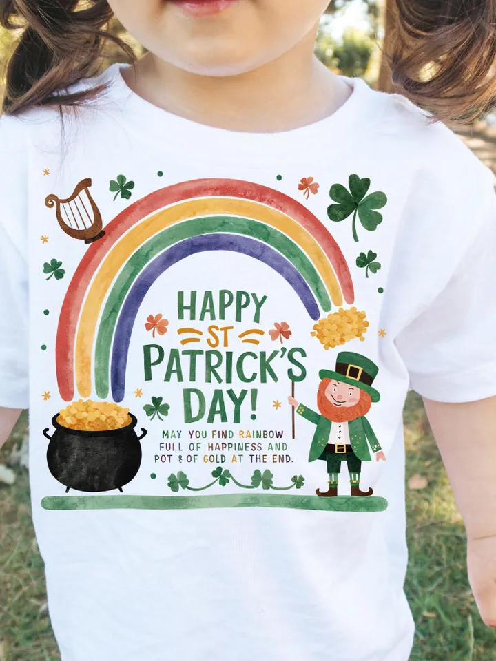 St Patrick's Day PNG, Rainbow Gold Pot png, Lucky Child's st patty Png, Shamrock PNG, St Patricks Mama mini Png, Lucky Charm Png, Watercolor