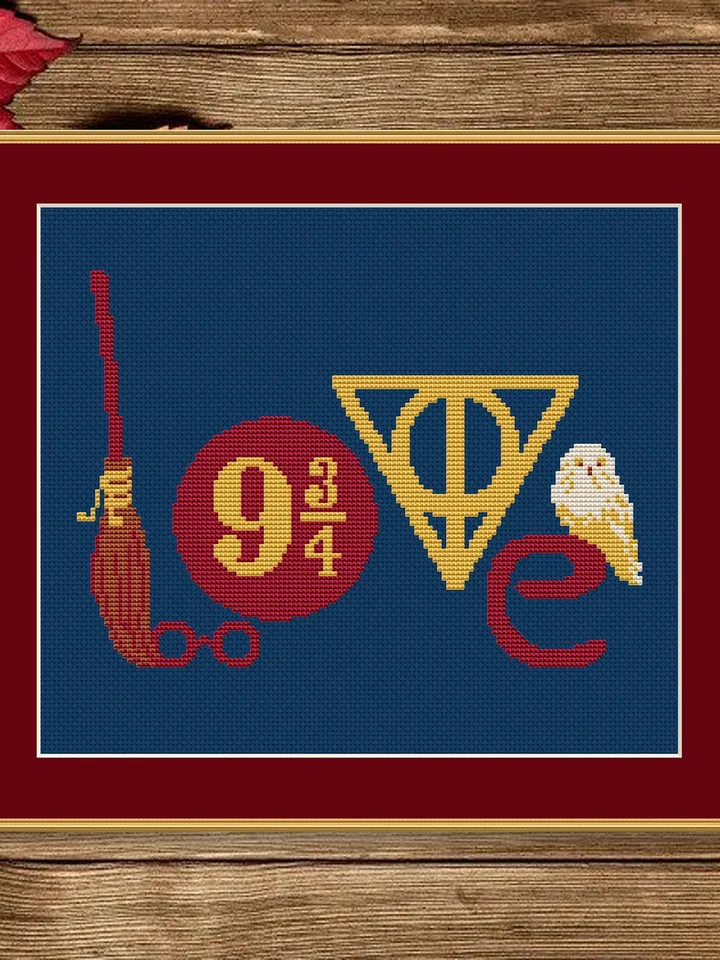 Magic Love Cross Stitch Pattern, Love Cross Stitch Pattern, Embroidery Magic Love, Love xStitch, Home Pattern, Love Pattern #vl009