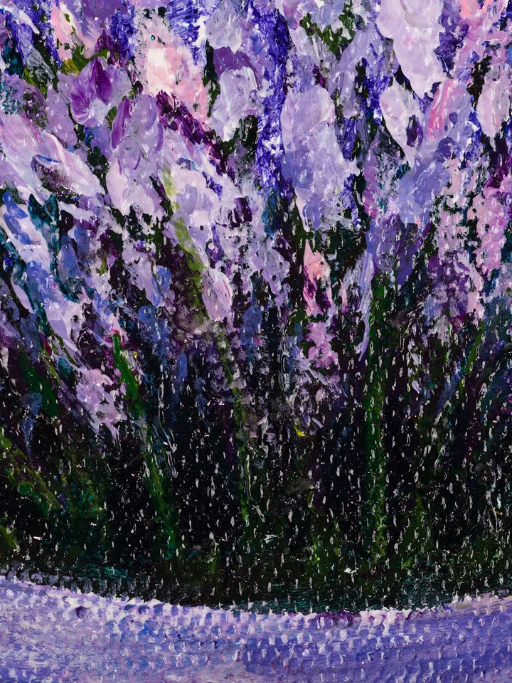 Digital Product Lavender painting, Painting with flowers, Lavender in a vase painting, Flowers painting