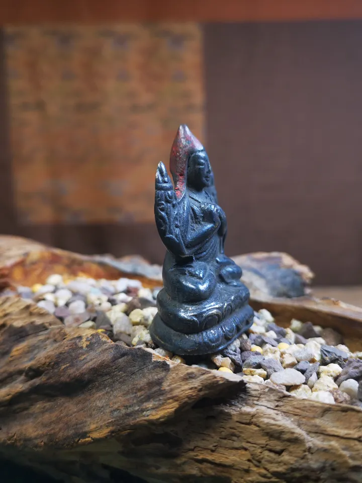 Gandhanra Antique Tibetan Buddhist Statue Je Tsongkhapa,Je Rinpoche,Lobsang Zhaba