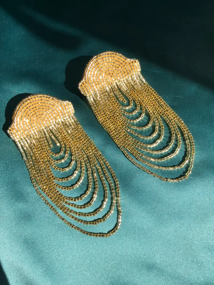 Cascade Beaded Earrings