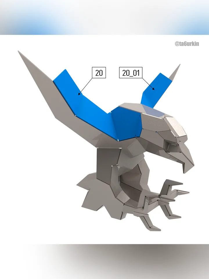 Welding Project Plans Drawings Eagle (DXF, PDF)