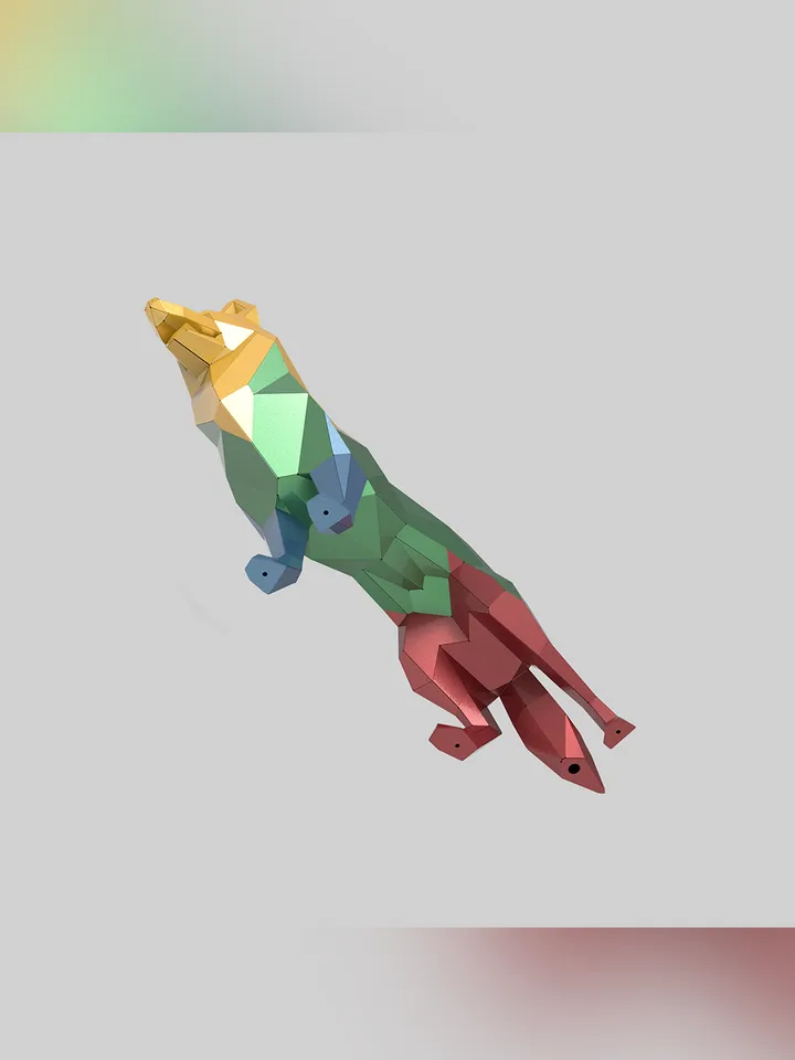 Welding Project Plans Drawings German Shepherd (DXF, PDF)