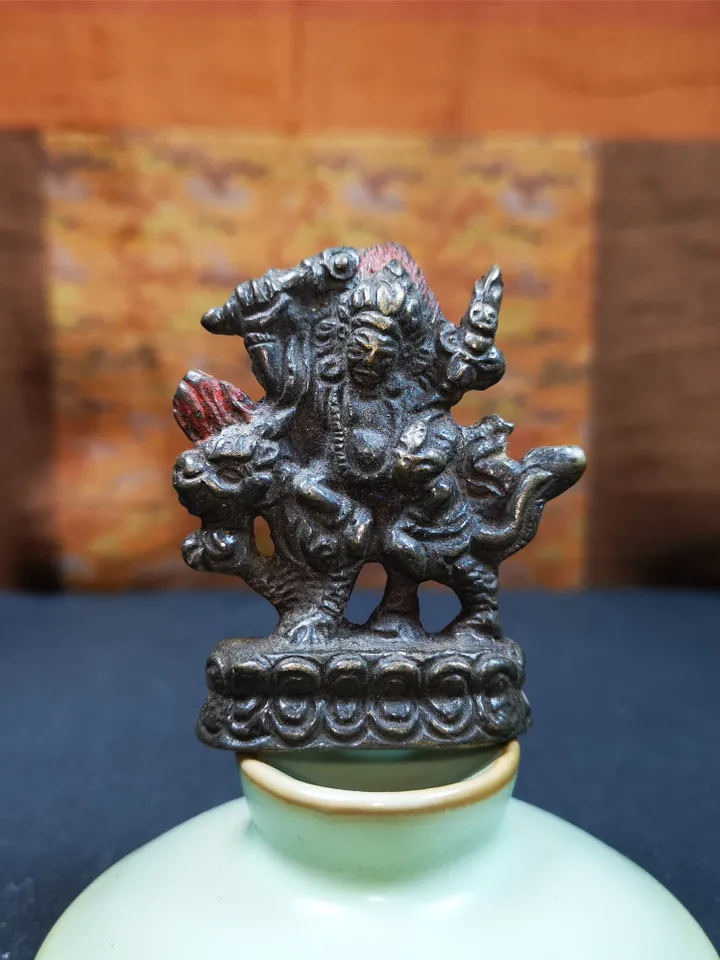 Gandhanra Acient Tibetan Buddha Statue Dorje Legpa,Vajra Sadhu