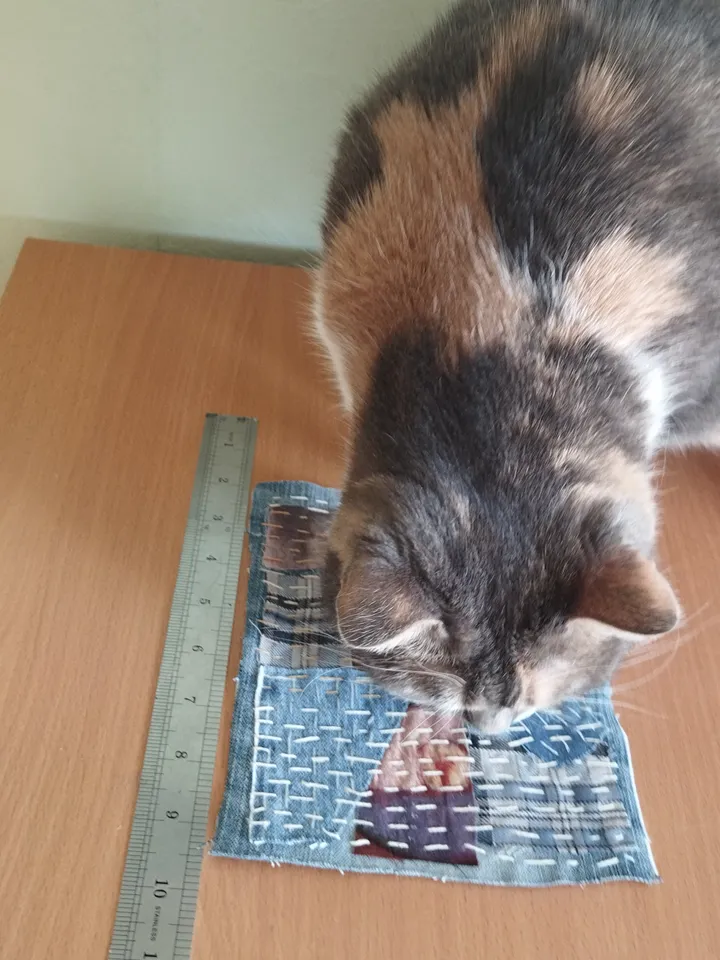 Denim patches,Patches, stripe, for decoration, denim
