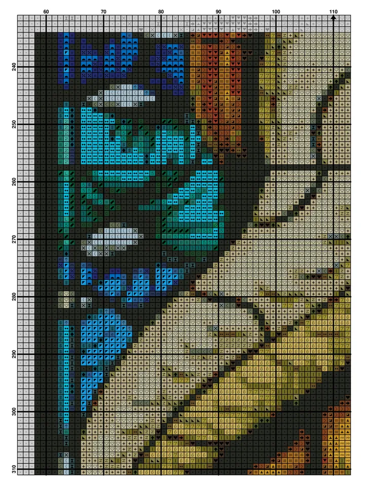 The Prefect Bathroom Cross Stitch Pattern, Hogwarts Cross Stitch PDF Chart, Harry Potter Cross Stitch Pattern