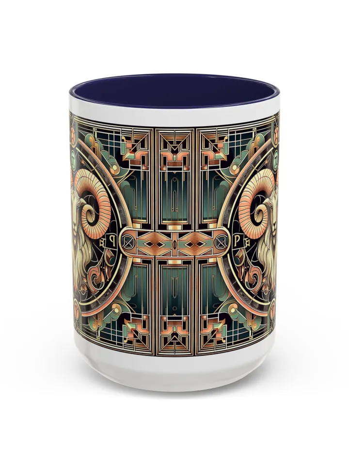 Aries Zodiac Sign Coffee Mug 11oz 15oz, Passionate, Bold Fiery Energy Mug, Aries Birthday Gift, Astrology Mug, Aries Horoscope Cup