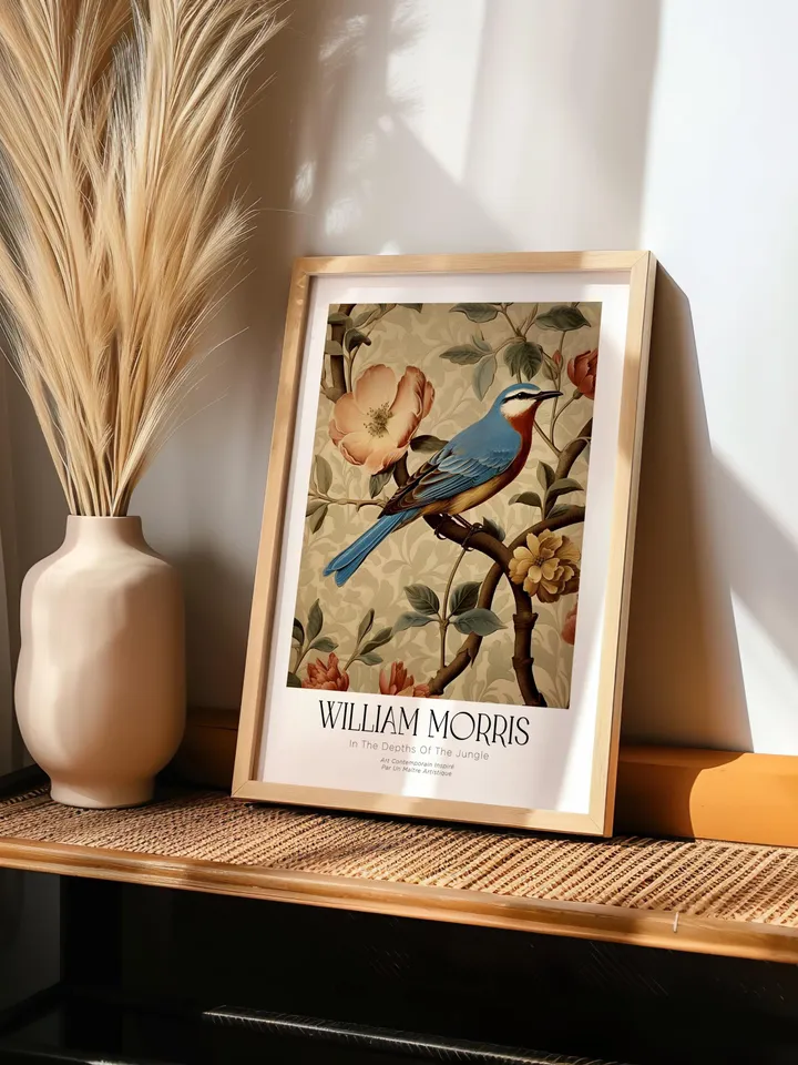 William Morris Wall Art, Vintage Botanical Print, Floral Poster Arts Decor, Digital Download, William Morris Print Digital Download AA3