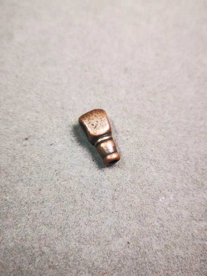 Gandhanra Tibetan Guru Bead,Mini Size T-drilled 3-Hole Prayer Bead,Mala Bead,Connector Bead for Buddhist Bead Accessories