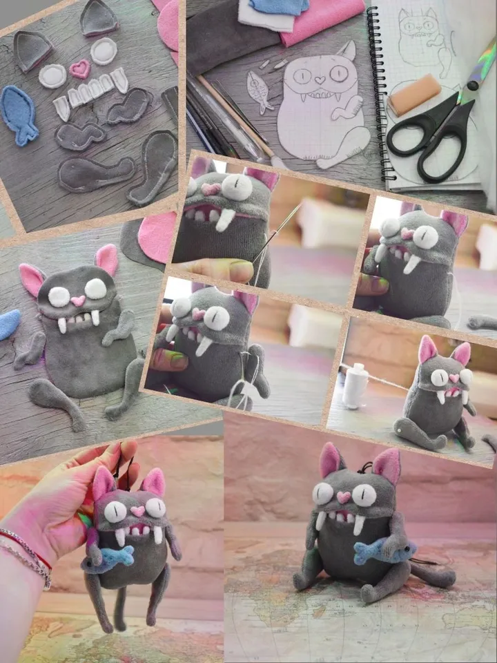 PDF Pattern Set "Cute Friends" - Toy Sewing Patterns π§Έβ¨