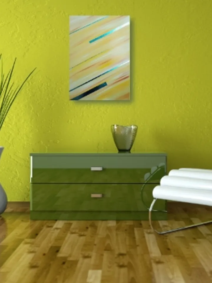 “Abstraction": a bright and dynamic decoration of your interior