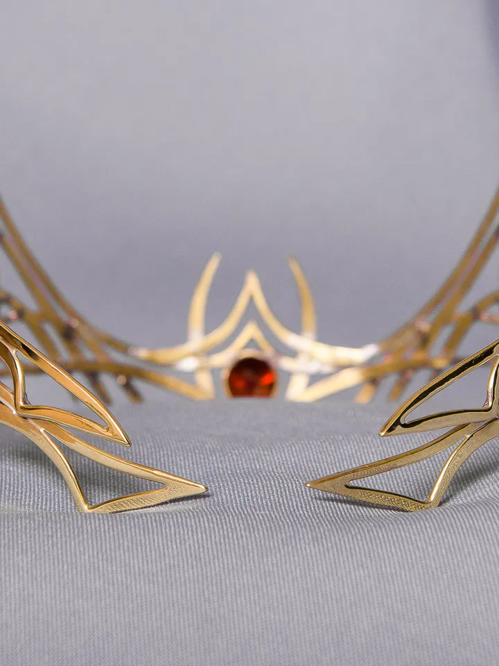 Dragon style diadem, Dragon queen diadem, fantasy elven crown, elven circlet, elven tiara, headband elven wedding