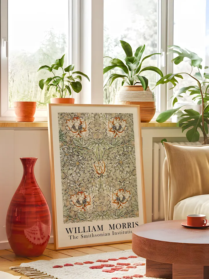 William Morris Wall Art, Vintage Botanical Print, Floral Poster Arts Decor, Digital Download, William Morris Print Digital Download 009