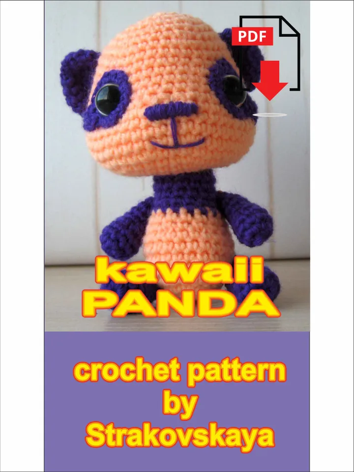 PATTERN: Kawaii style Panda crochet pattern*