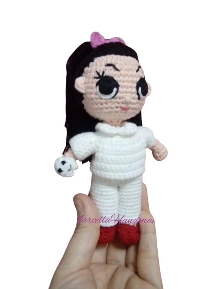 Mini Dentist Amigurumi โ 15 cm Crochet Professional Doll โ Handmade Tooth Plush โ Dentist Gift โ Odontology Decor โ Embroidered Eyes