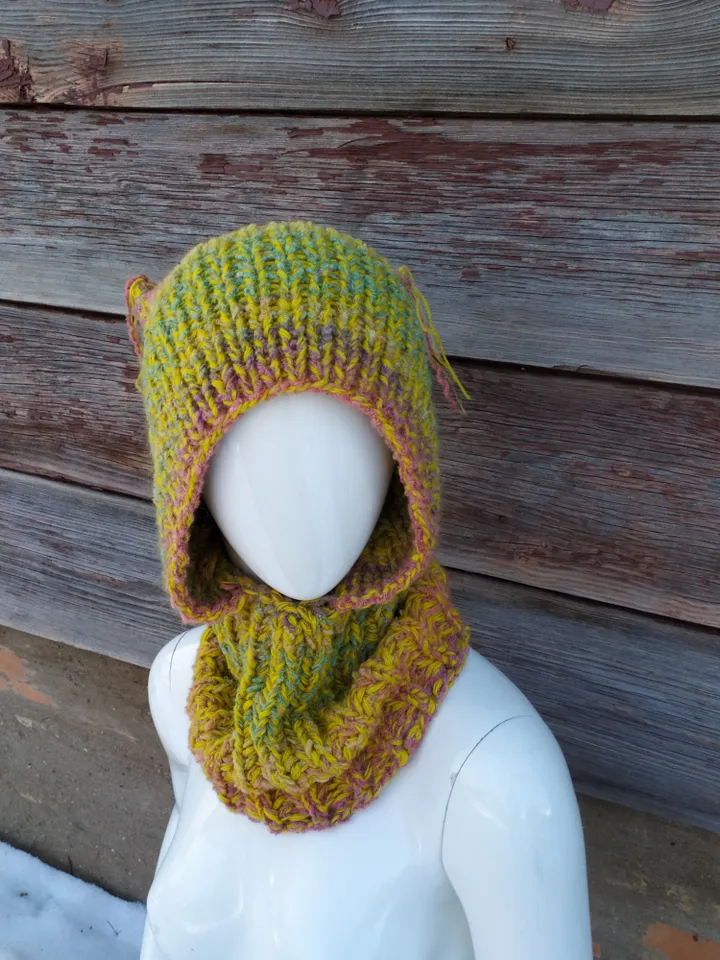 Boho hood with ears