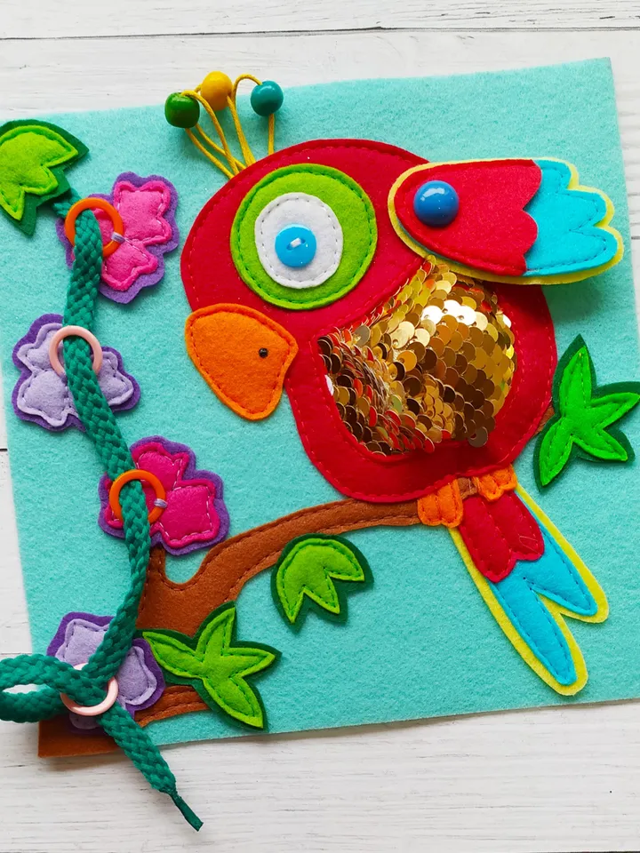 Animals Quiet book pattern PDF & Tutorial pages, Felt book pattern svg, Quiet book ideas, Sensory toys, Pdf felt sewing pattern for toddler