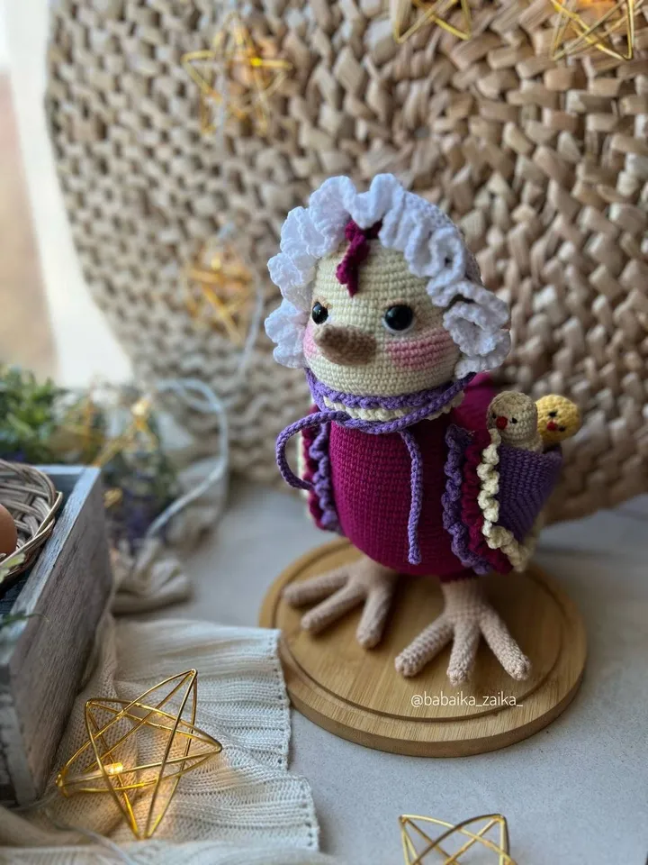 PDF Crochet Easter Chicken and Chicks Pattern, Amigurumi Chick Pattern, Crochet Easter Pattern, Crochet Chick, Amigurumi animal Crochet bird