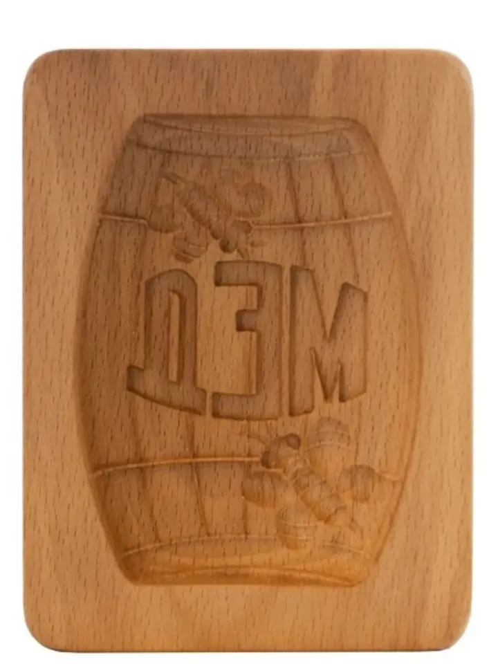 Honey Embossed cookie mold, cookie cutter, wooden mold, Wooden stamp stamp for gingerbread cookies springerle stamp
