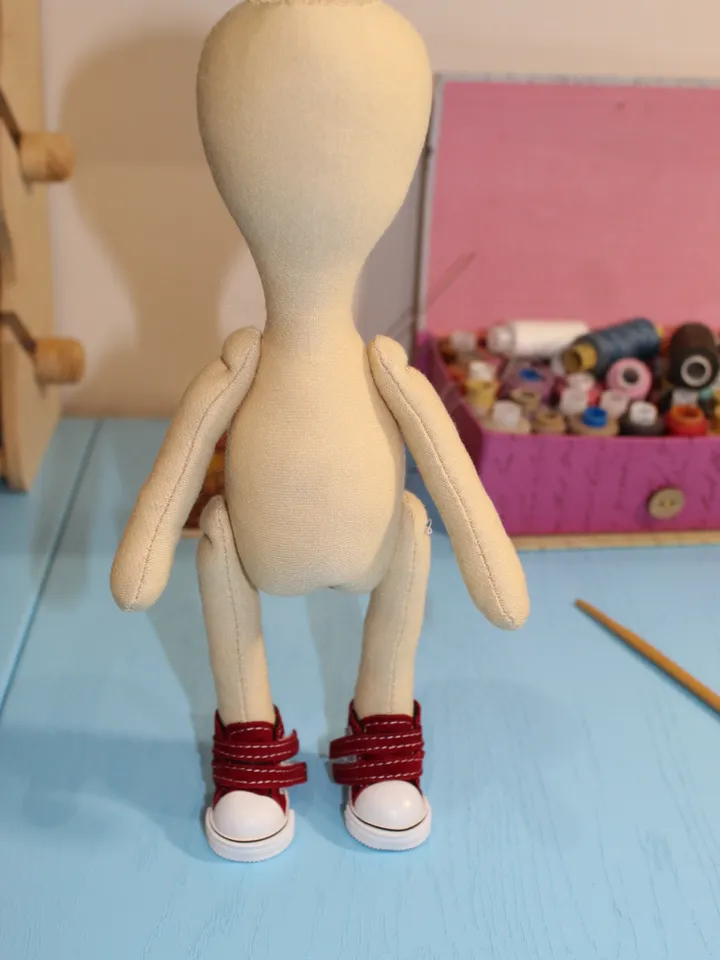 Pattern of a Winter boy - Rag doll sewing pattern and tutorial - Doll sewing pattern - Christmas gift idea