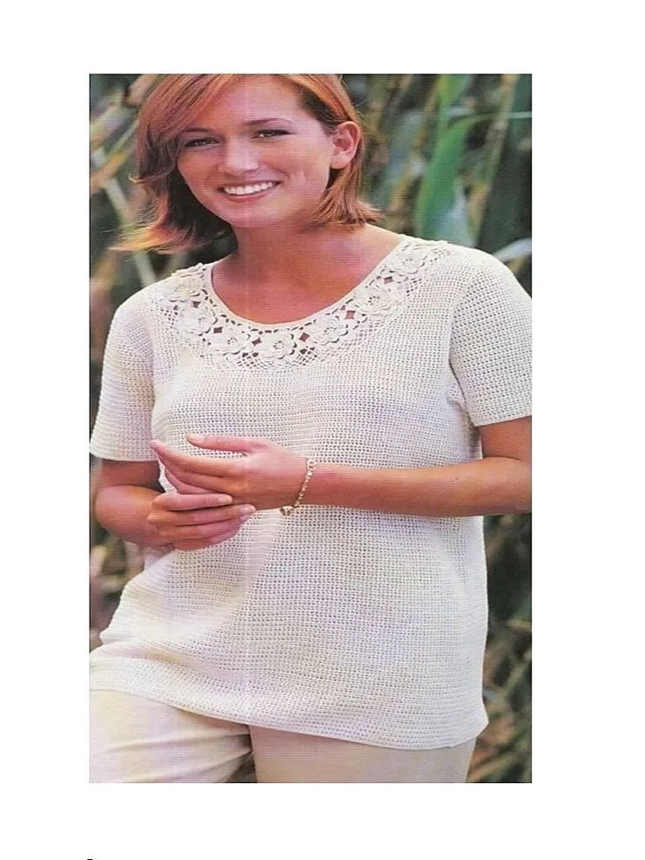Sweater crochet pattern, crochet tunic pattern, women top crochet pattern pdf instant download