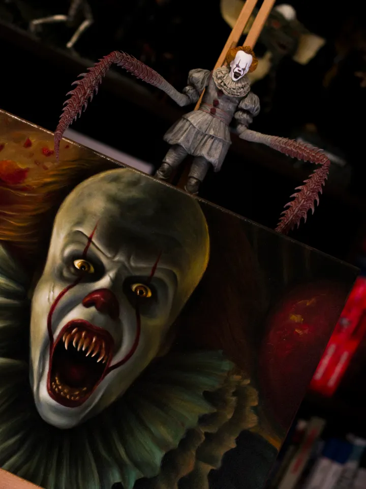 Oil painting Pennywise the dancing