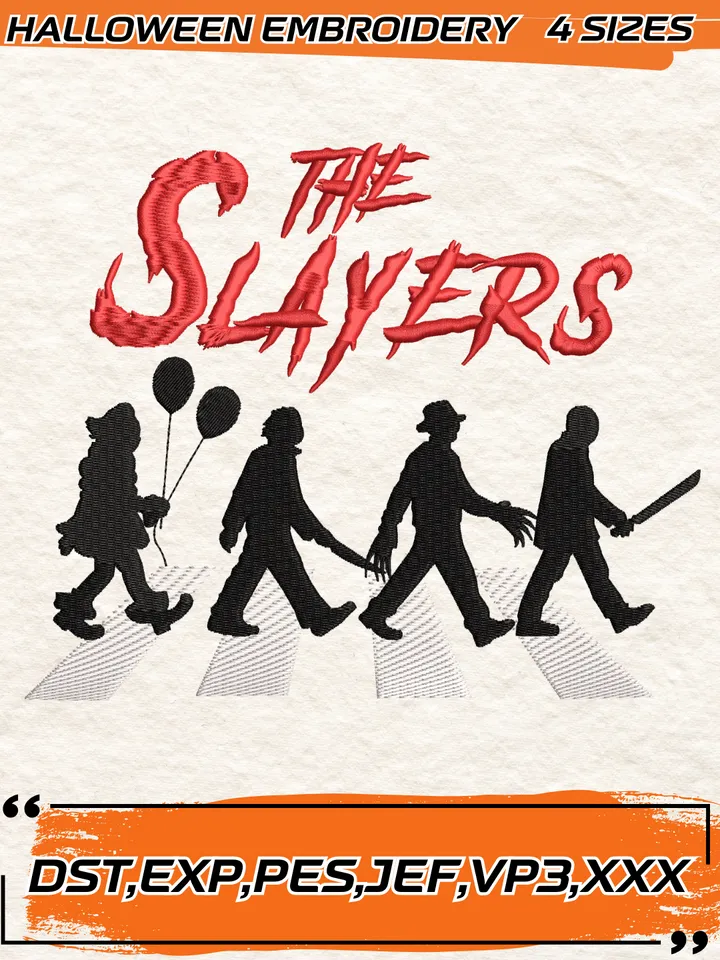 Halloween Horror Embroidery Design,Nightmare Christmas Friends Embroidery Design,Boogies Boys Digital Machine Embroidery Files Design