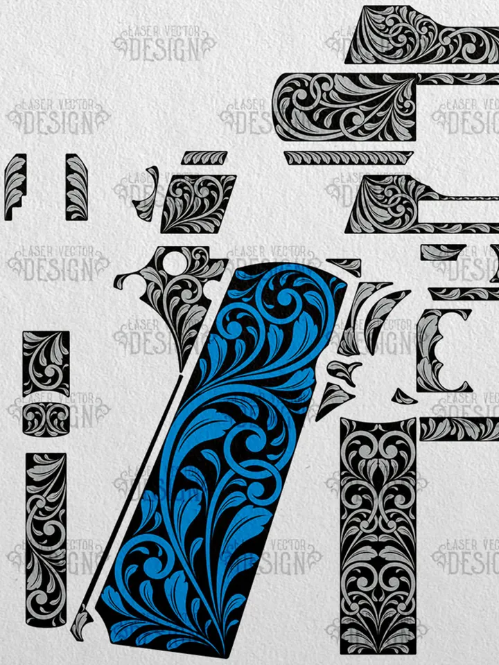VECTOR DESIGN Colt 1911 Competition Scrollwork