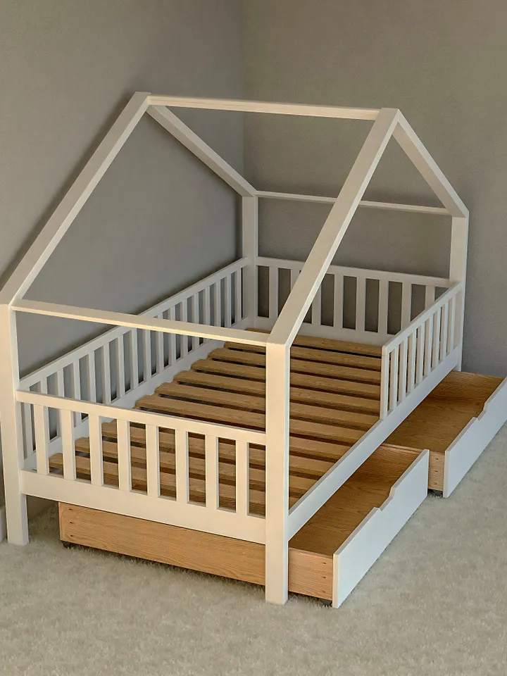 Twin Bed Plan, With Storage, PDF, DIY