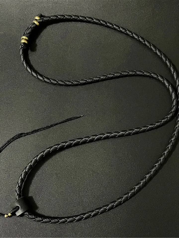 Gandhanra Handmade Leather Cord for Amulet Pendant,Necklace,can be adjustable