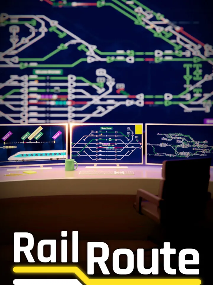 Rail Route 2024 Economic Simulation Game PC Portable