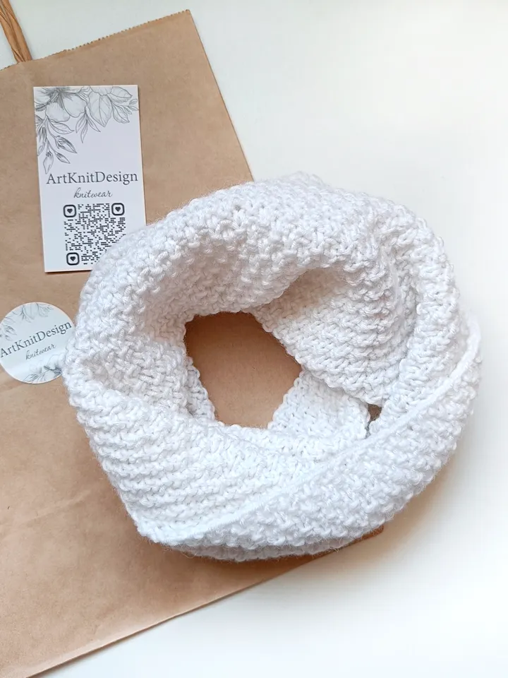 Cowl Knitting pattern Neckwarmer PDF Digital Download
