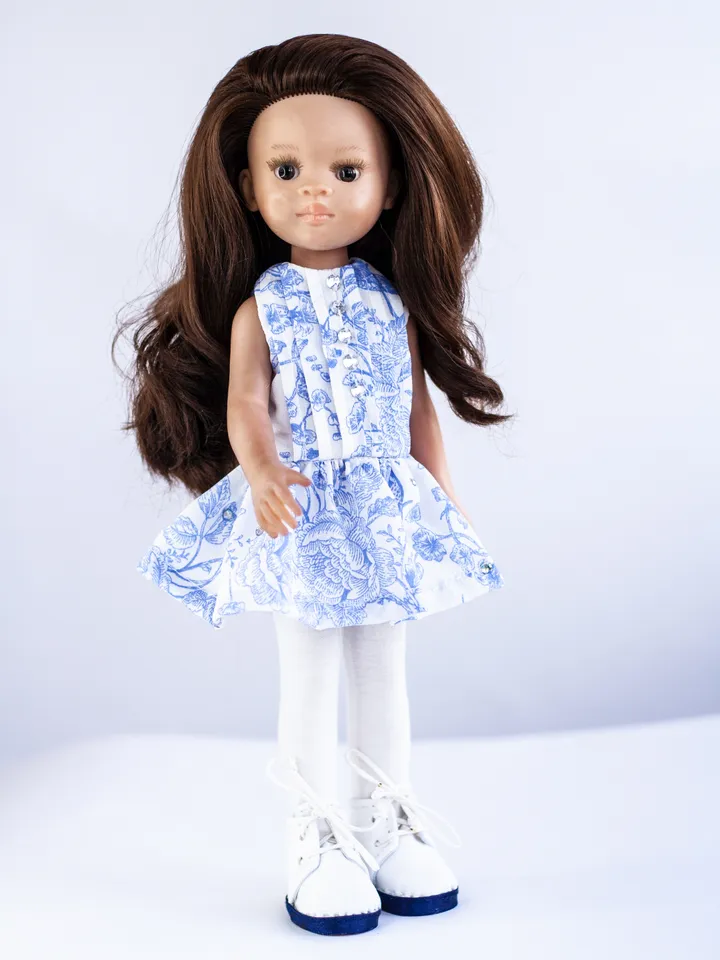 Dianna Effner Little Darling clothes, Paola Reina doll clothes, 13 inch doll clothes, Doll coat, dress, shoes, underwear