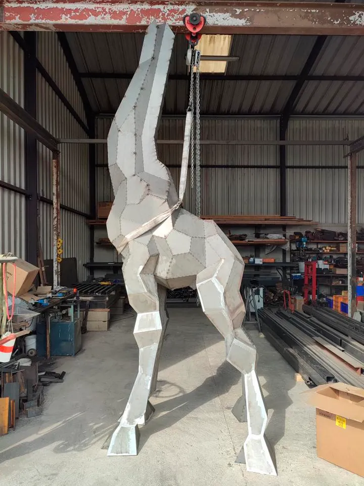 Welding Project Plans Drawings Giraffe (DXF, PDF)