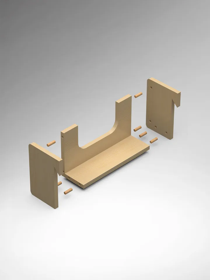 Disposable Gloves Rack Plans (PDF, SVG) for Workshop – DIY French Cleat Storage System