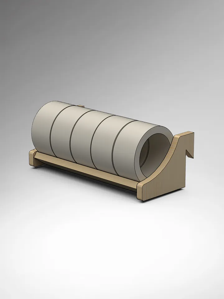 Tape storage Rack Plans (PDF, SVG) for Workshop – DIY French Cleat Storage System